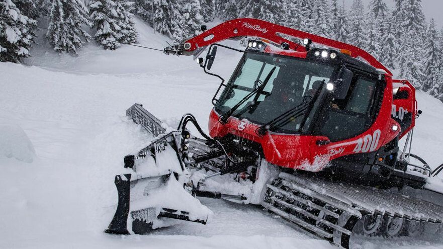 Die Winde des PistenBully 400