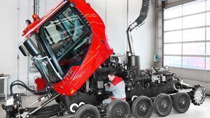 La cabina del PistenBully 600 Select è stata completata