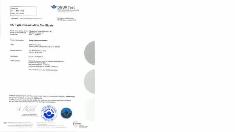 ROPS Certificate