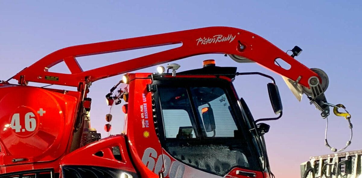 Le treuil du PistenBully 600 W.