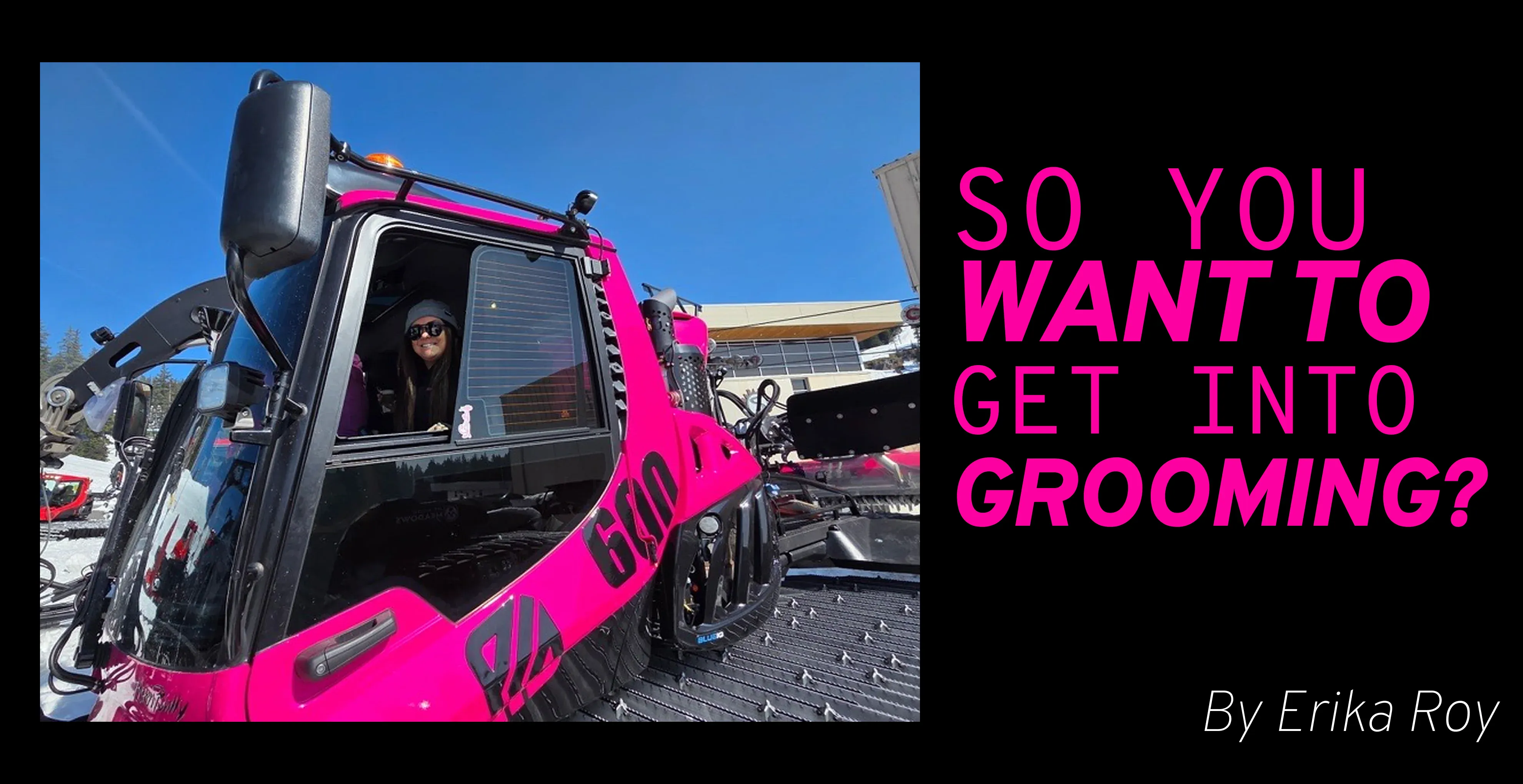 Get some expert advice from PistenBully North America Official Operator Erika Roy and New England Regional Manager Josh Lempert.