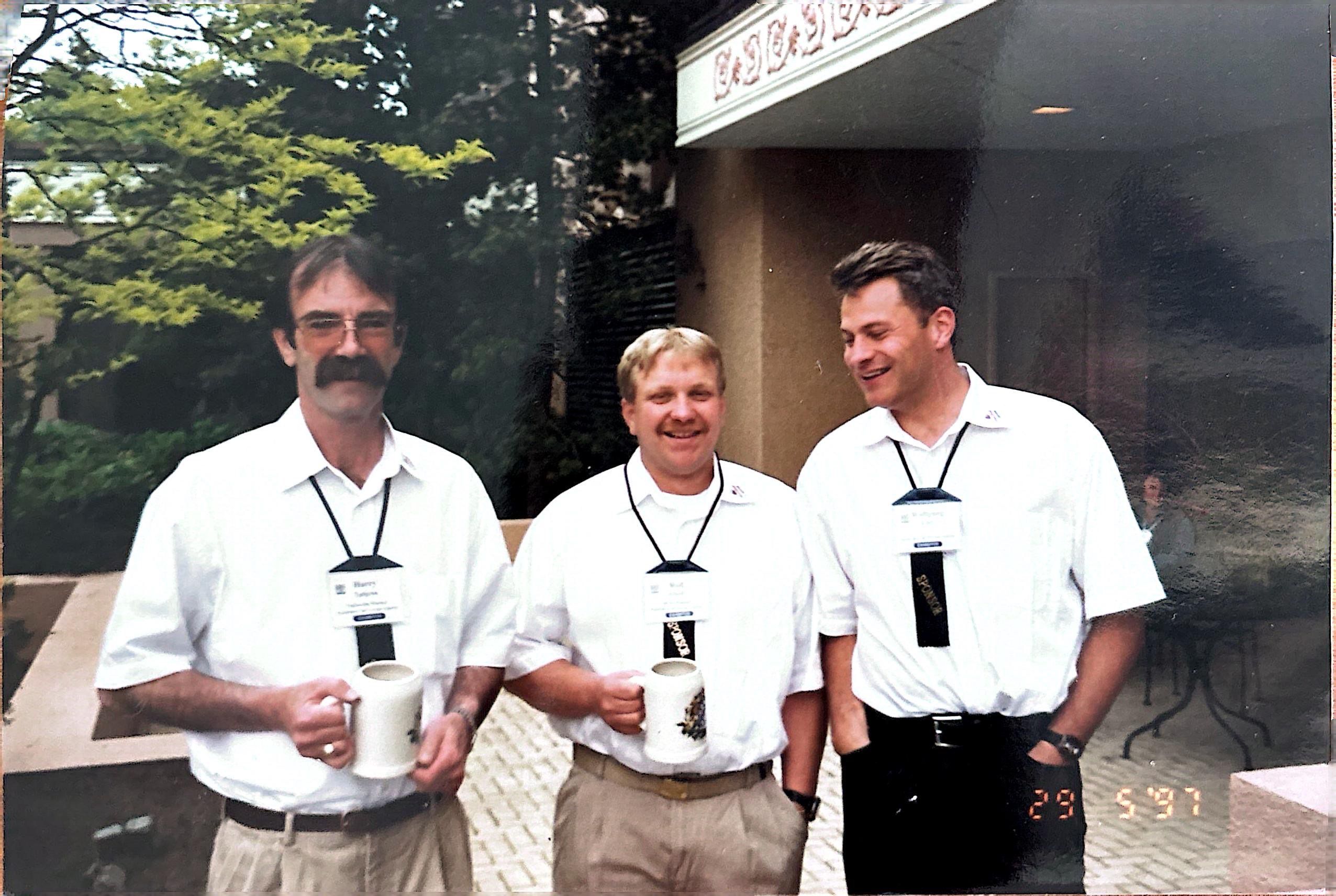 Rod with Harry Turgeon. 