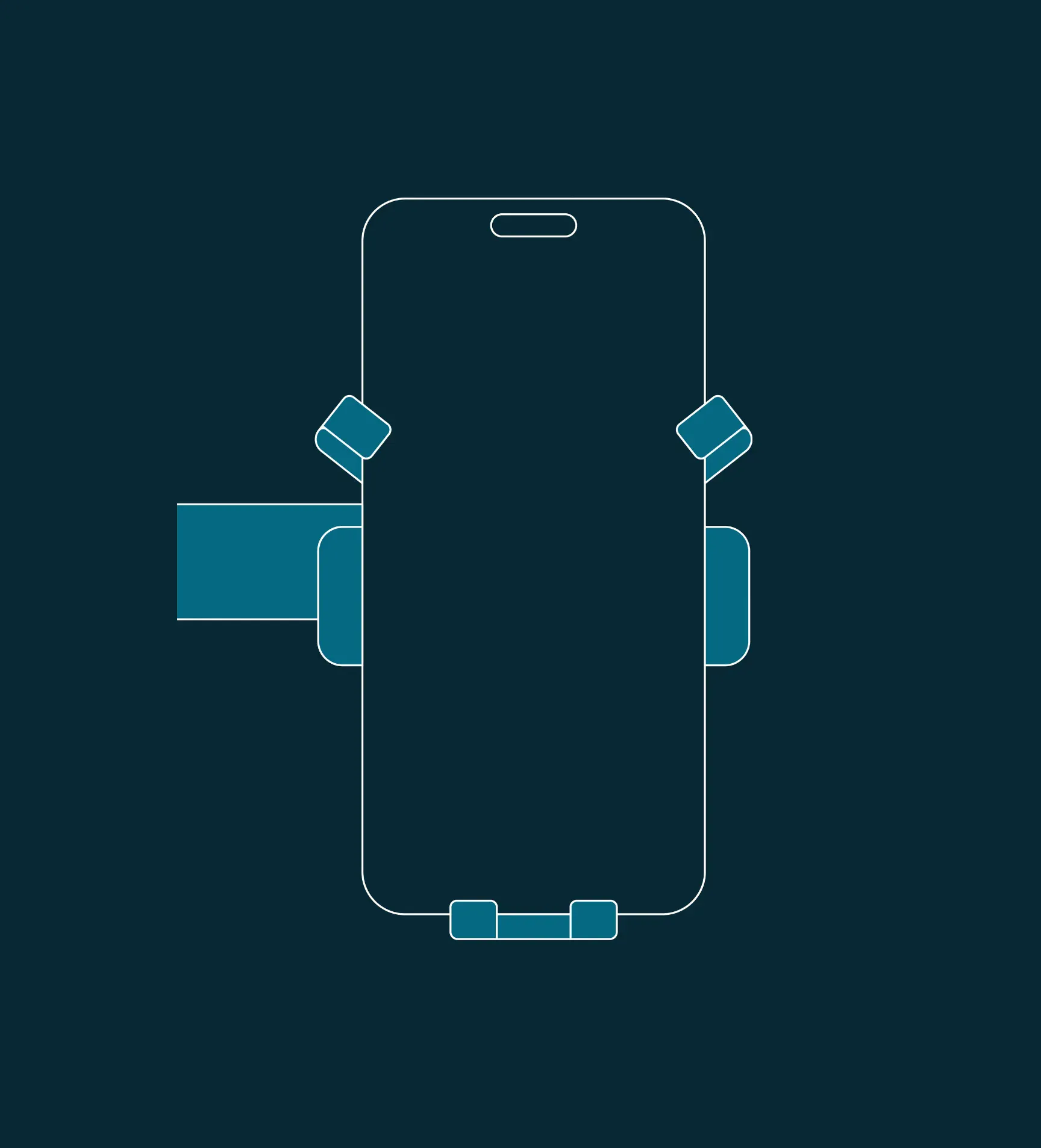Illustration Handyhalter