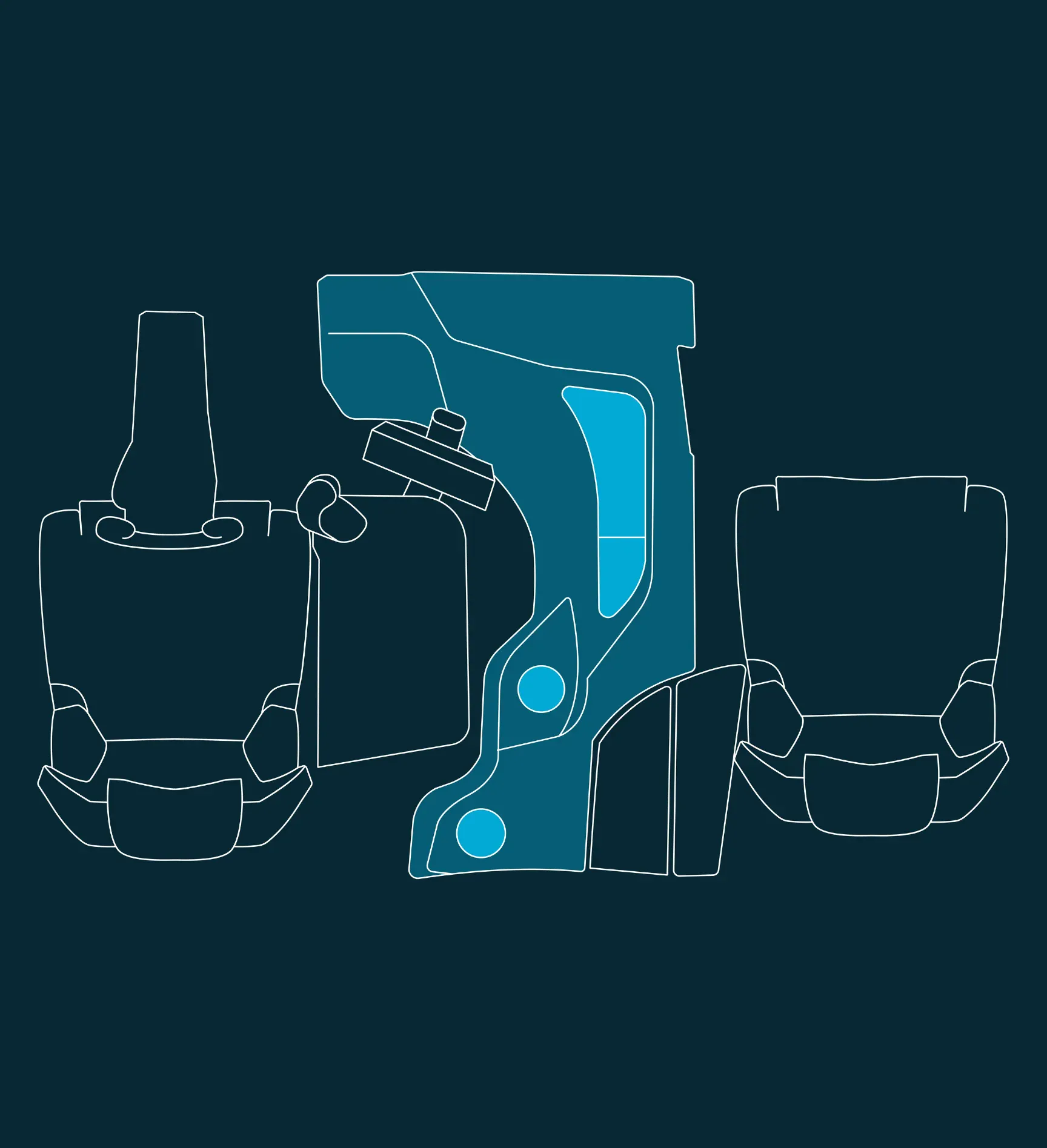 Illustration Ablagekonsole