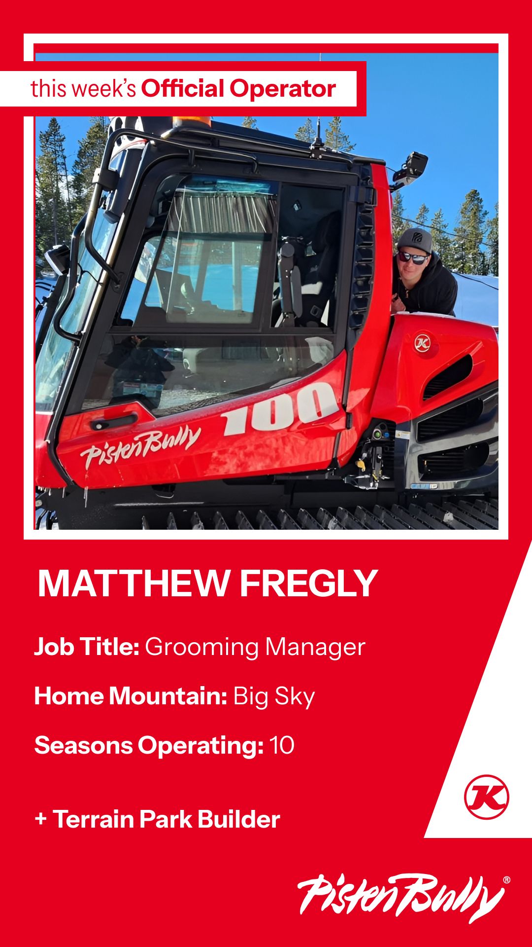 Matt with his 100 ParkPro