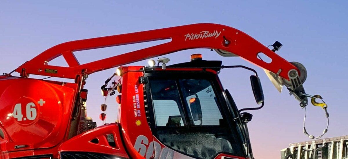 Die Winde des PistenBully 600 W.