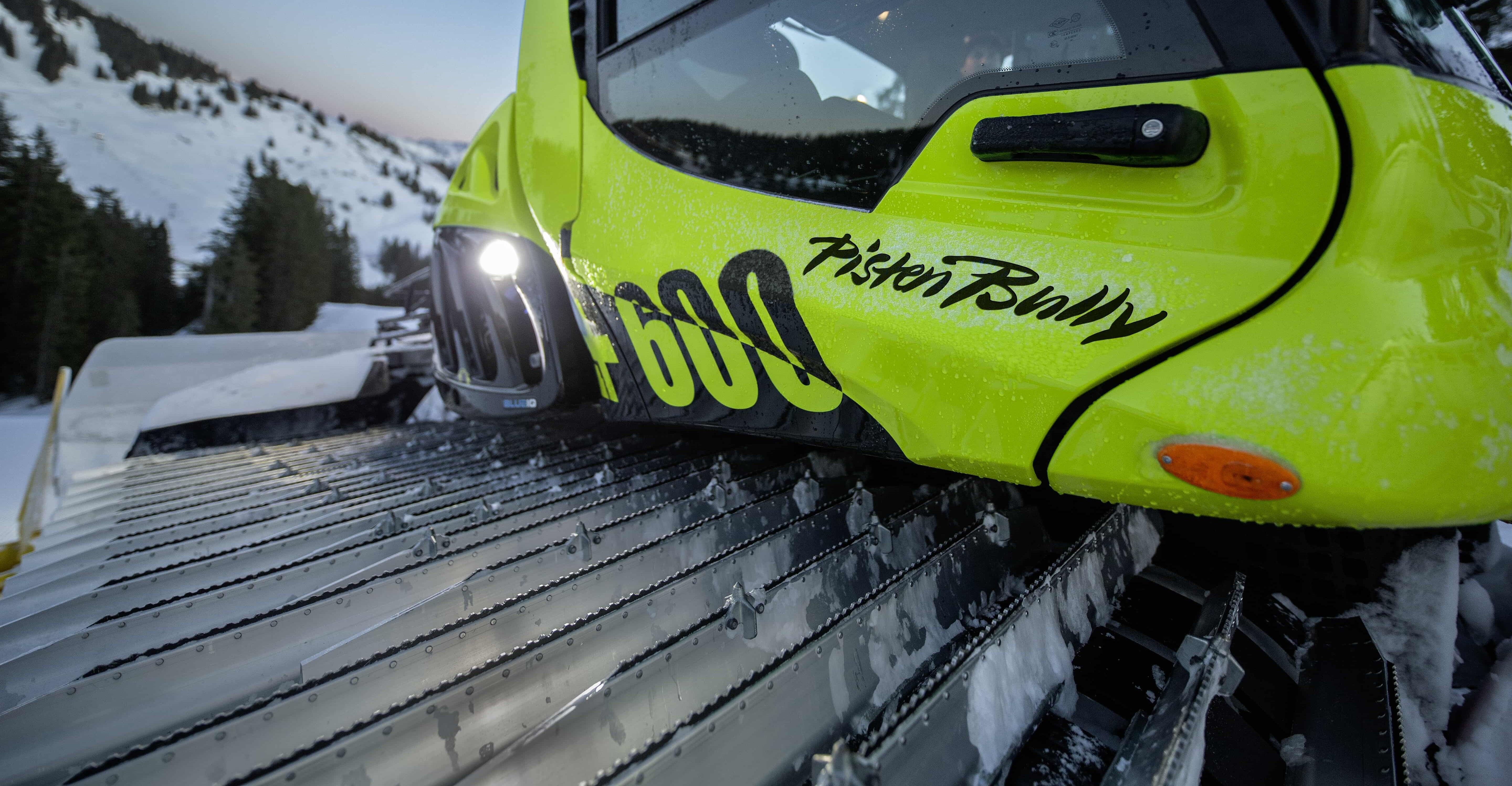 PistenBully 600 E+: The first vehicle with diesel-electric drive