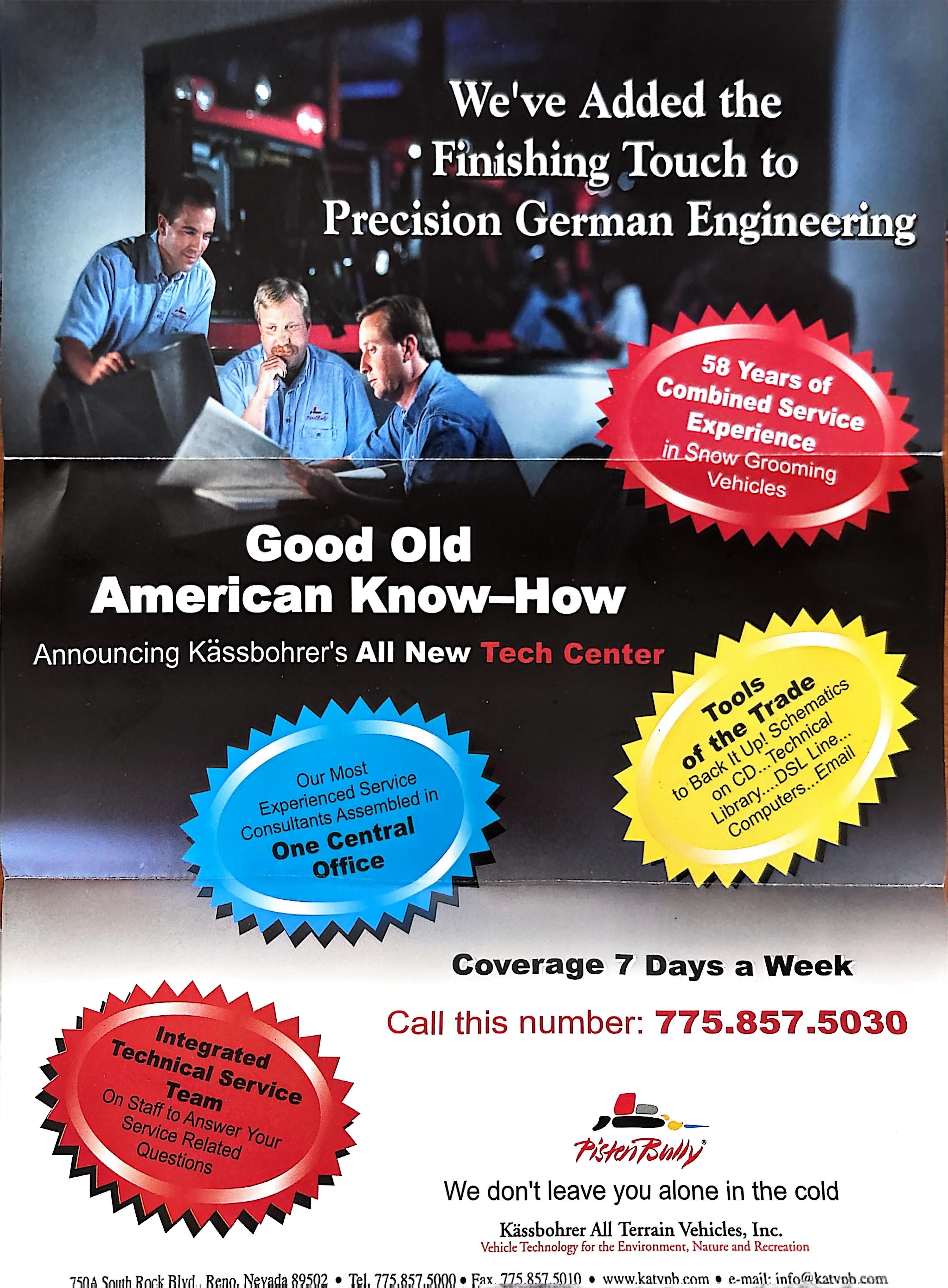 An old service ad featuring Rod. 
