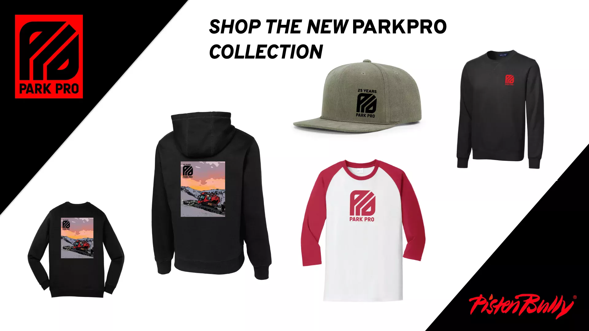 Shop the new 25th anniversary PistenBully ParkPro Collection