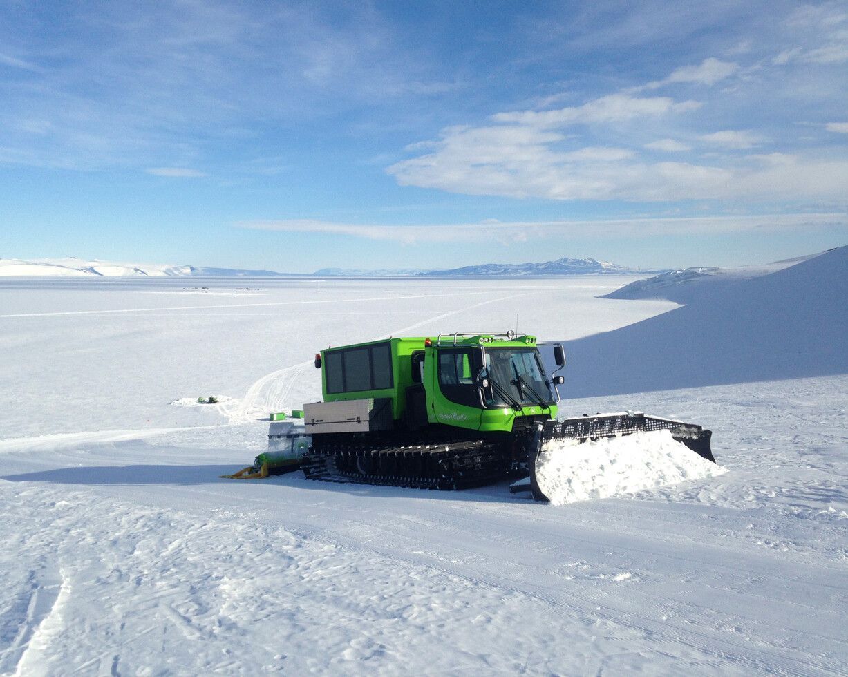 Die flexibel nutzbare Personenkabine des PistenBully 300 Polar Antarktis