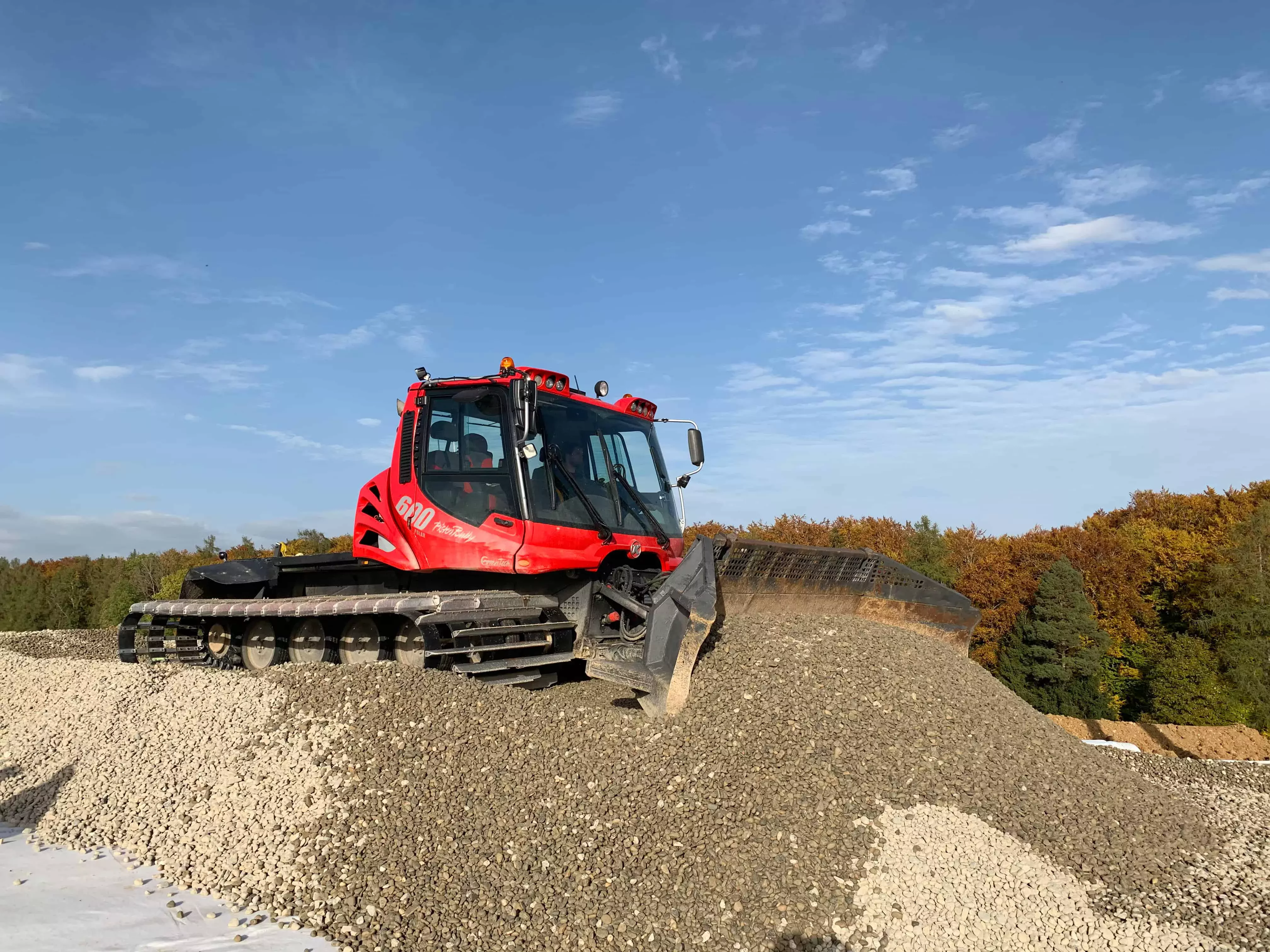 PistenBully 600 Polar GreenTech ghiaia mobile.