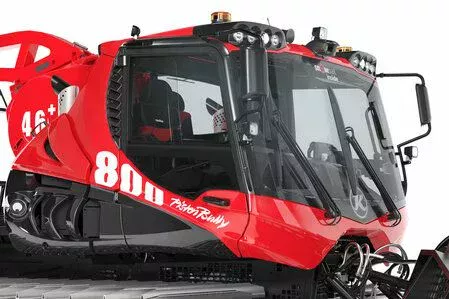 Cab of the PistenBully 800