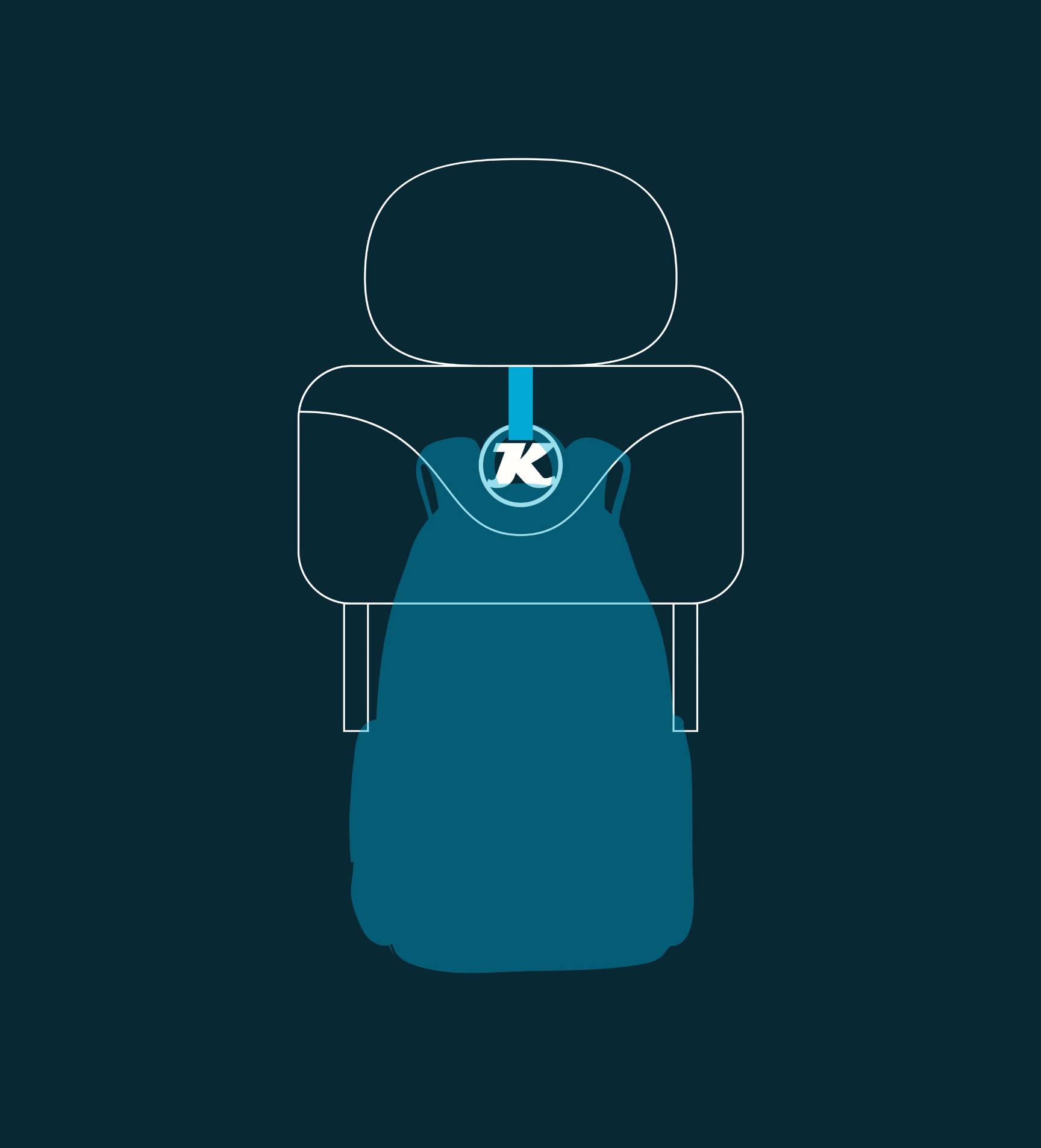 Illustration Rucksackhalter