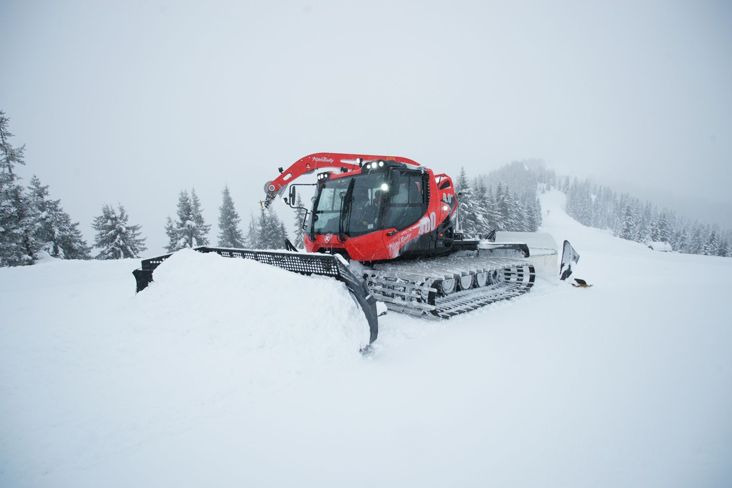 PistenBully 400 on the slope