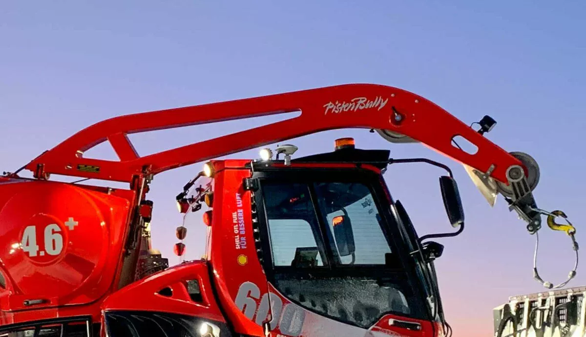 Il verricello del PistenBully 600 W.