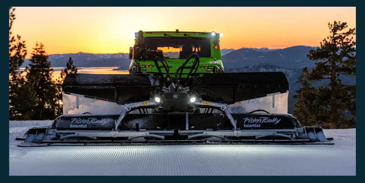 SmartCut Tiller on 600E+ A SmartCut tiller on a 600E+ at Diamond Peak Ski Resort.