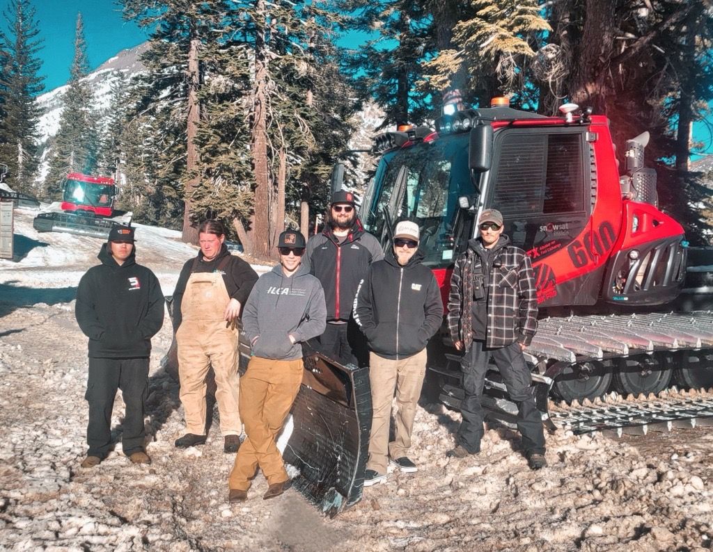 Some of the grooming team from Mt Rose - Ski Tahoe.