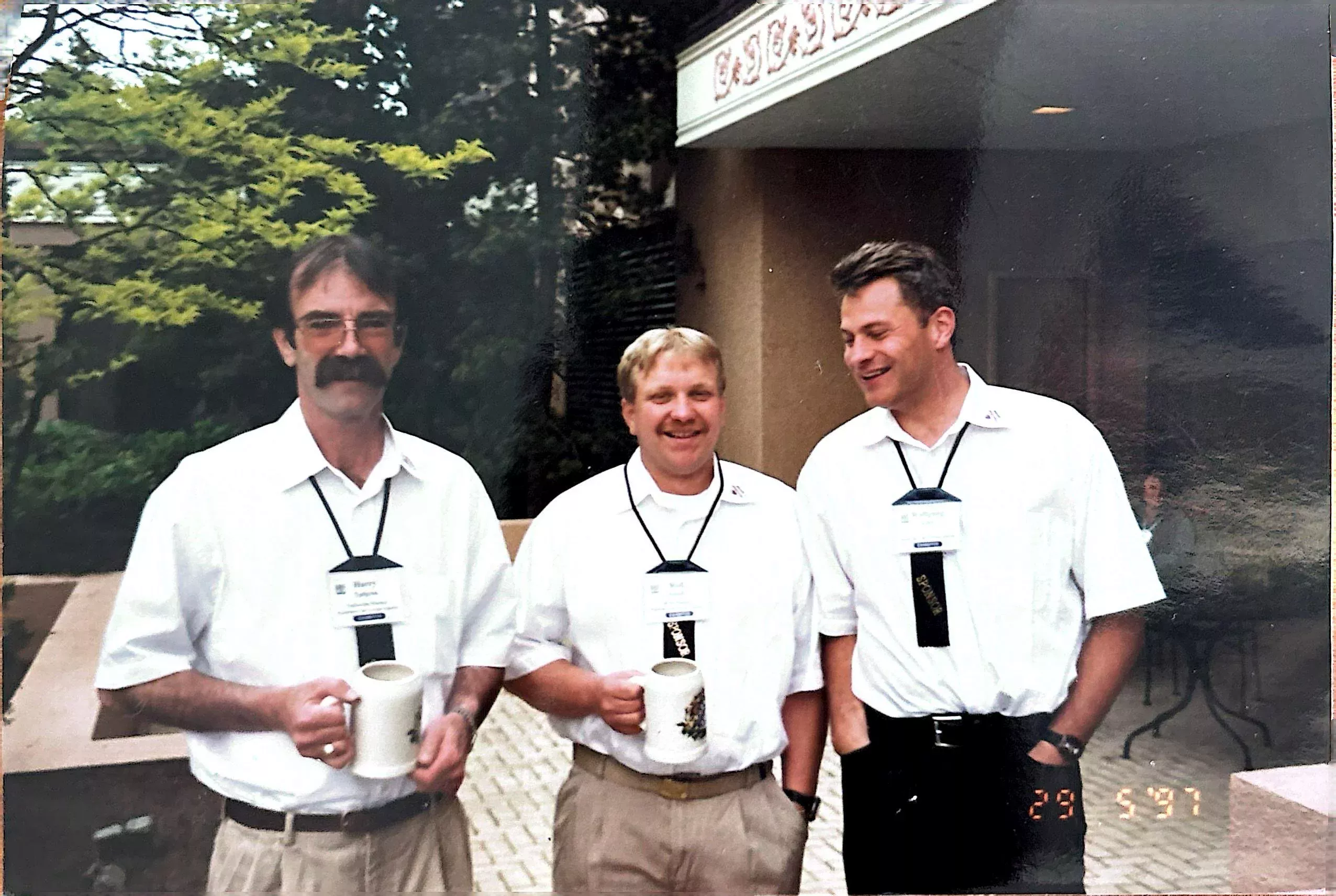 Rod with Harry Turgeon.