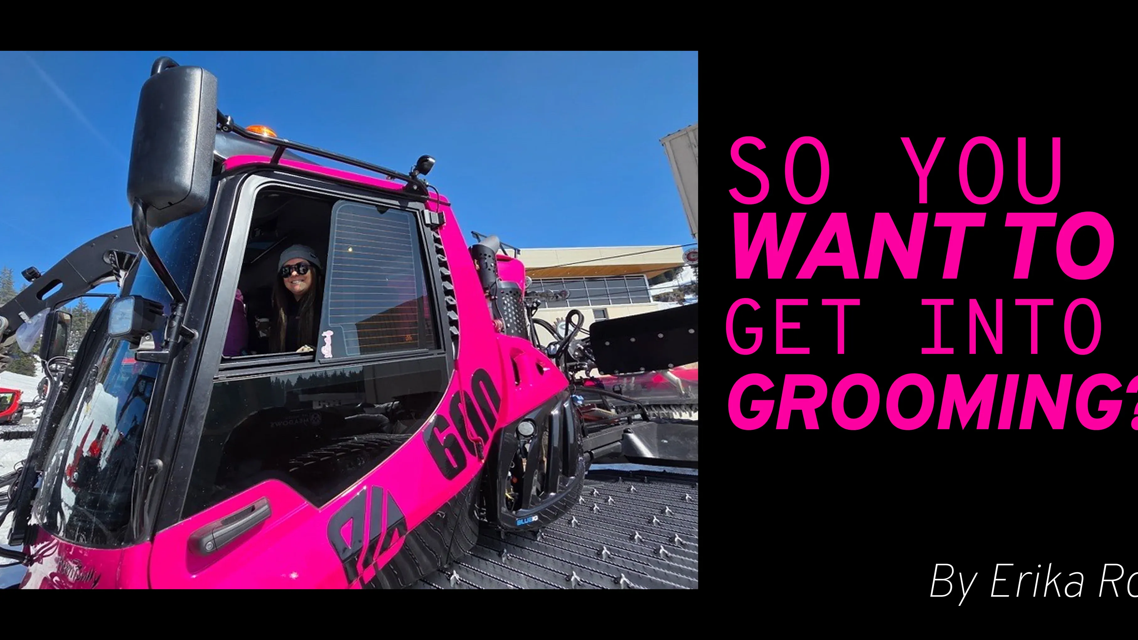 Get some expert advice from PistenBully North America Official Operator Erika Roy and New England Regional Manager Josh Lempert. 