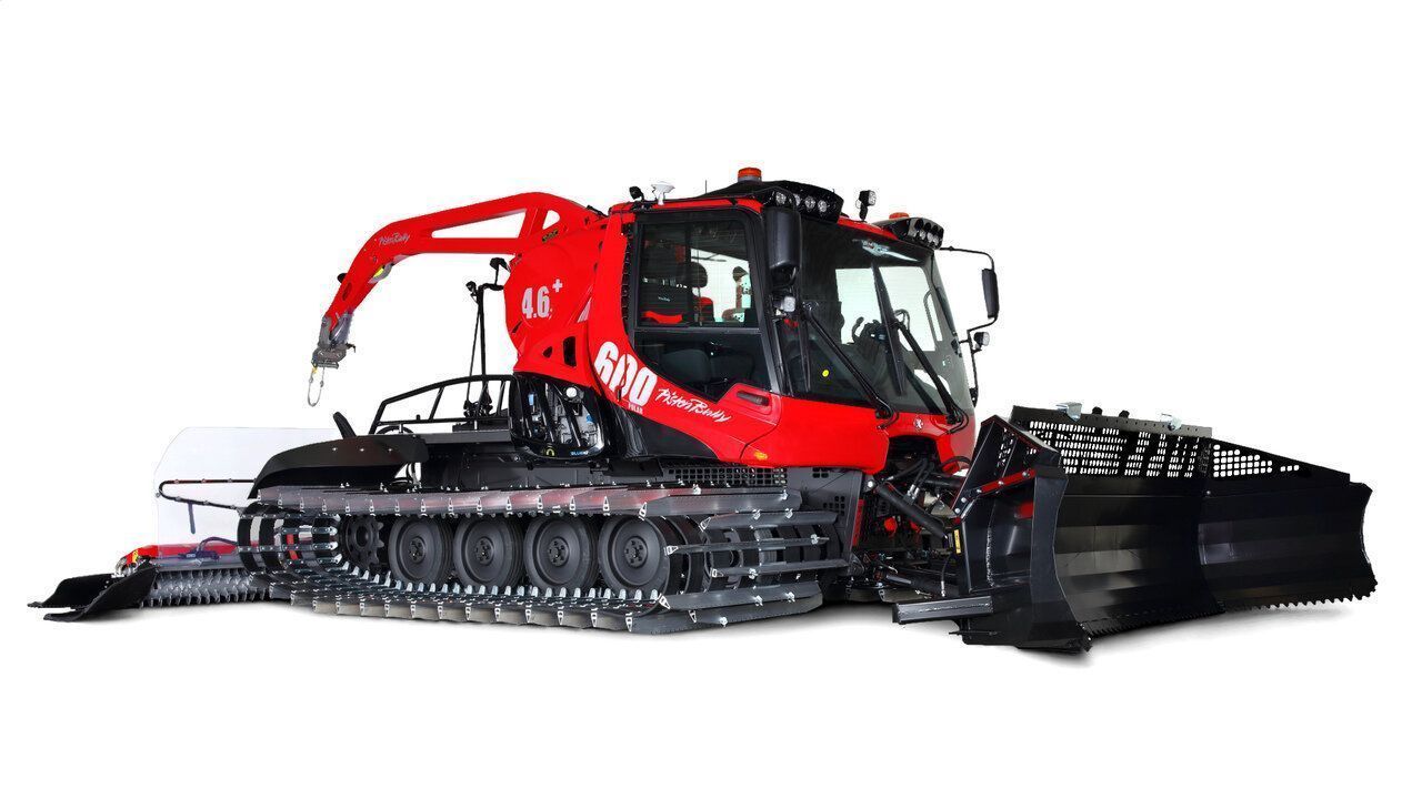 PistenBully 600 Polar winch: vista laterale