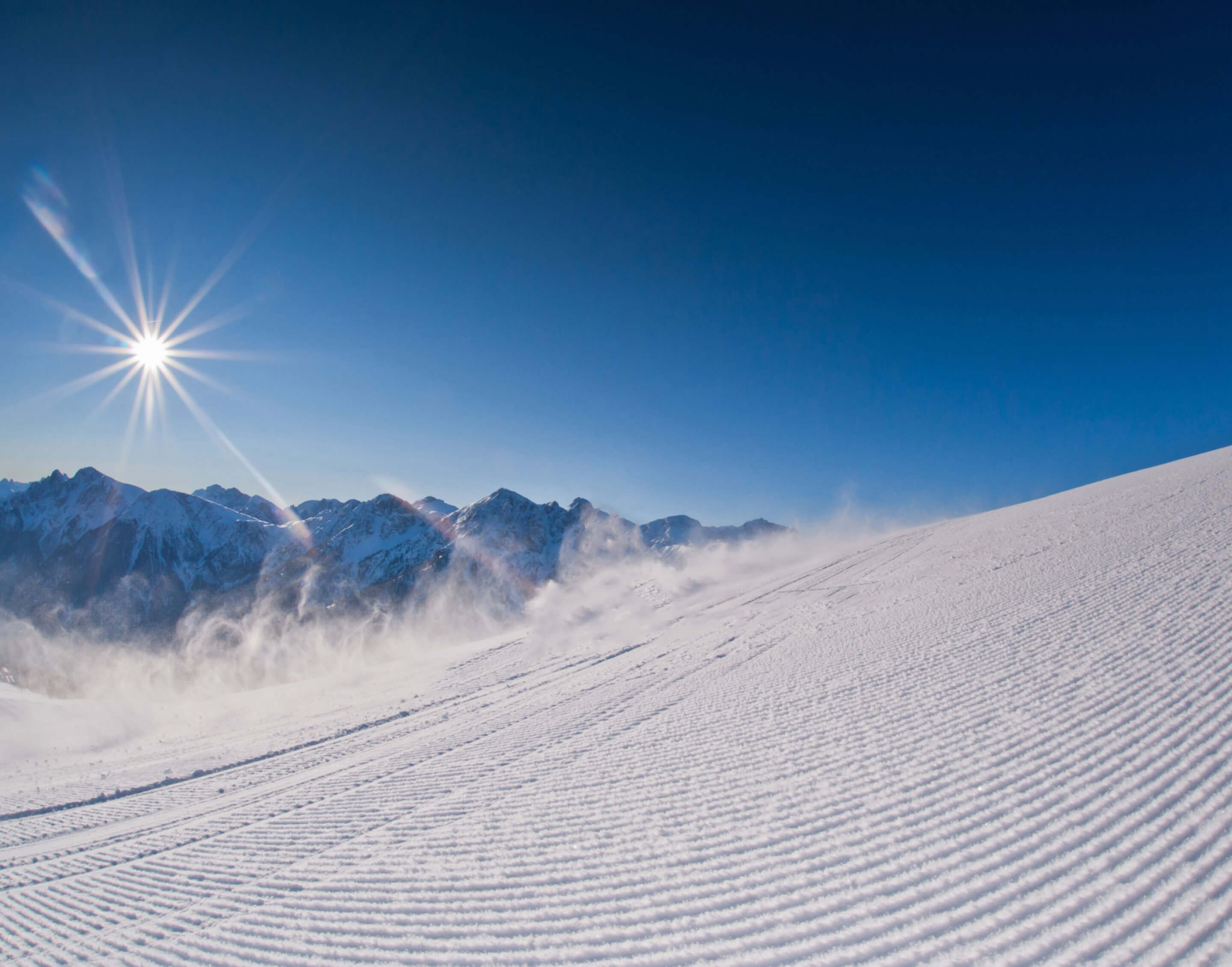 Una pista appena battuta.