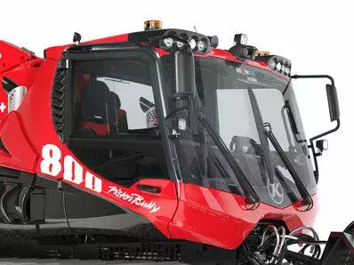 Fahrerkabine des PistenBully 800