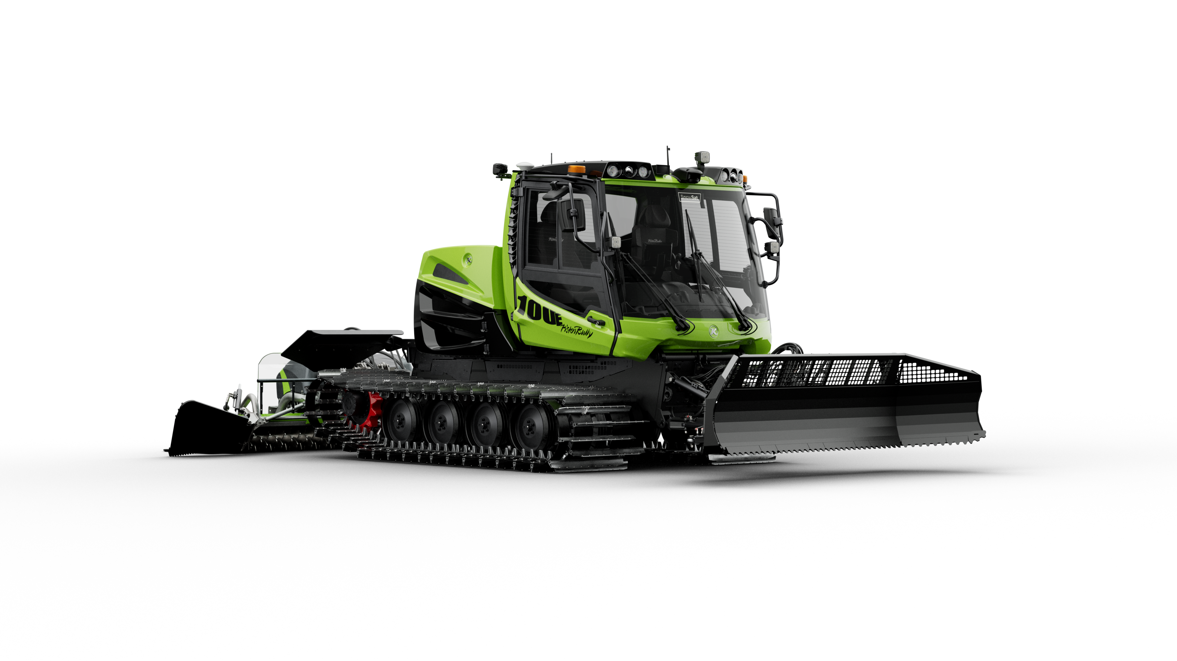PistenBully 100 E: Seitenansicht