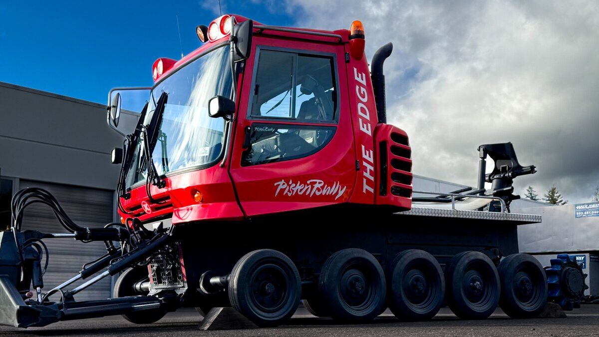 A PistenBully Edge for sale in Oregon.