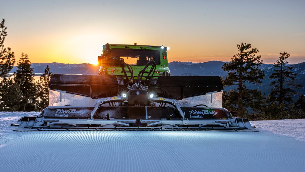 A SmartCut tiller on a 600E+ at Diamond Peak Ski Resort.