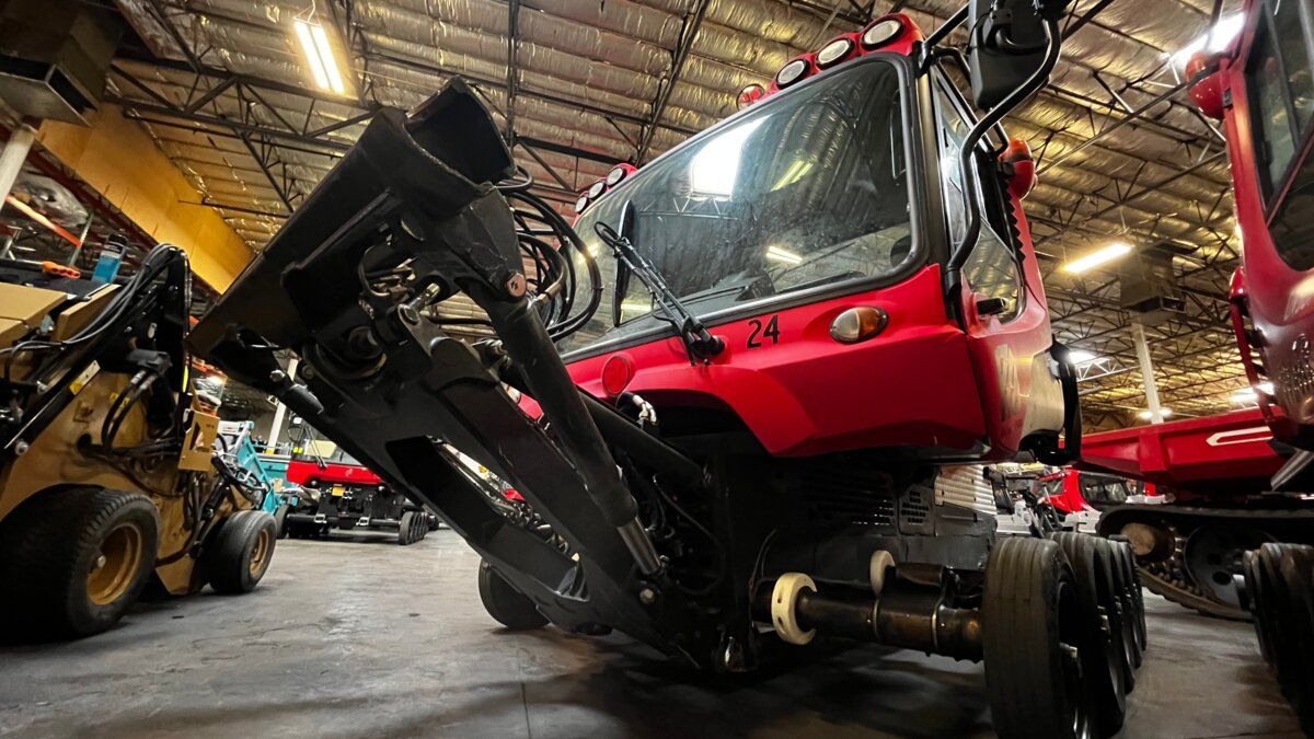 A PistenBully 400 for sale in Reno, Nevada.